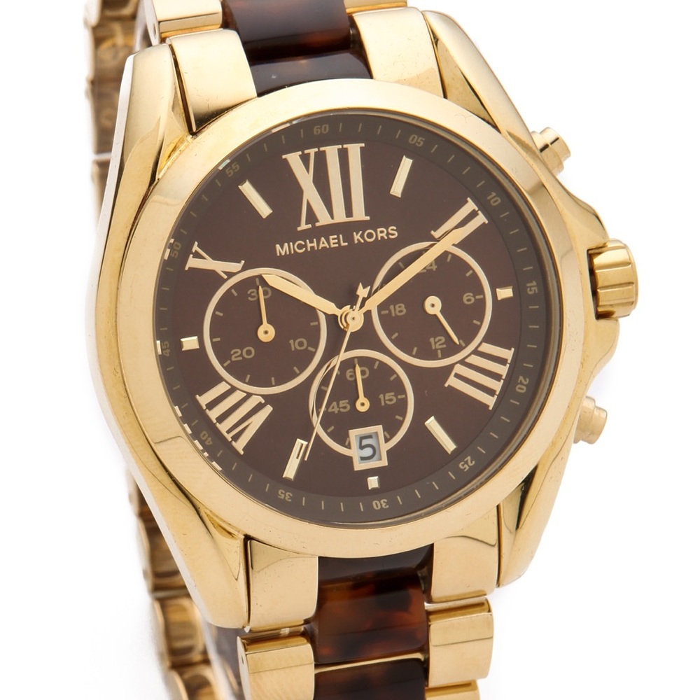 Michael Kor’s Tortoise Shell Watch - Picture 4 of 8